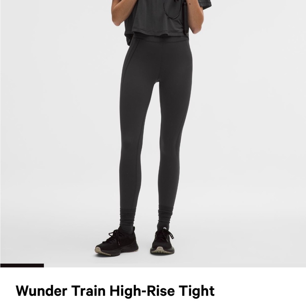 lululemon athletica Wunder Train High-Rise Leggings - Black